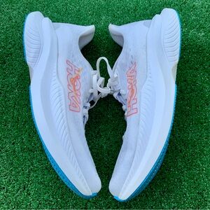 Hoka Mach 6 Womens 9 Shoes Road Stability Responsive Trainer White Nimbus Cloud